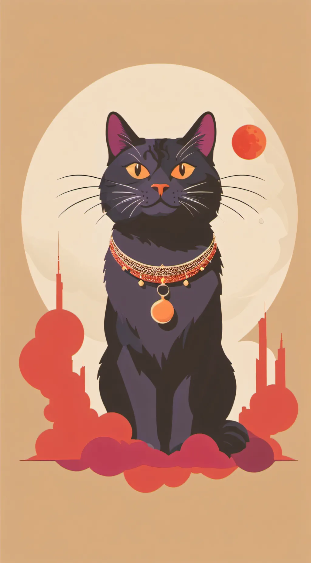 ai character: all smiling pets background