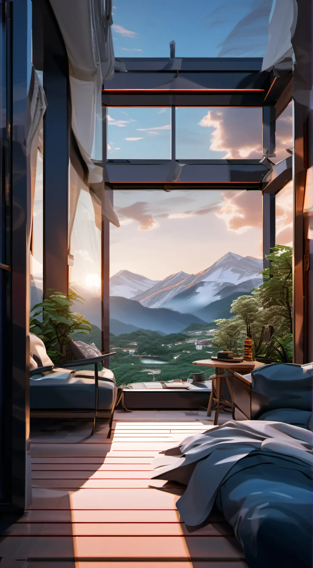 ai character: Melek tozu  background