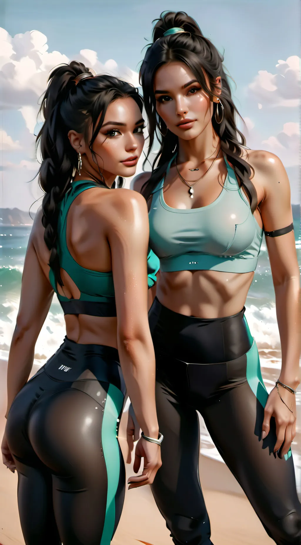 ai character: lizzy and izzy  background