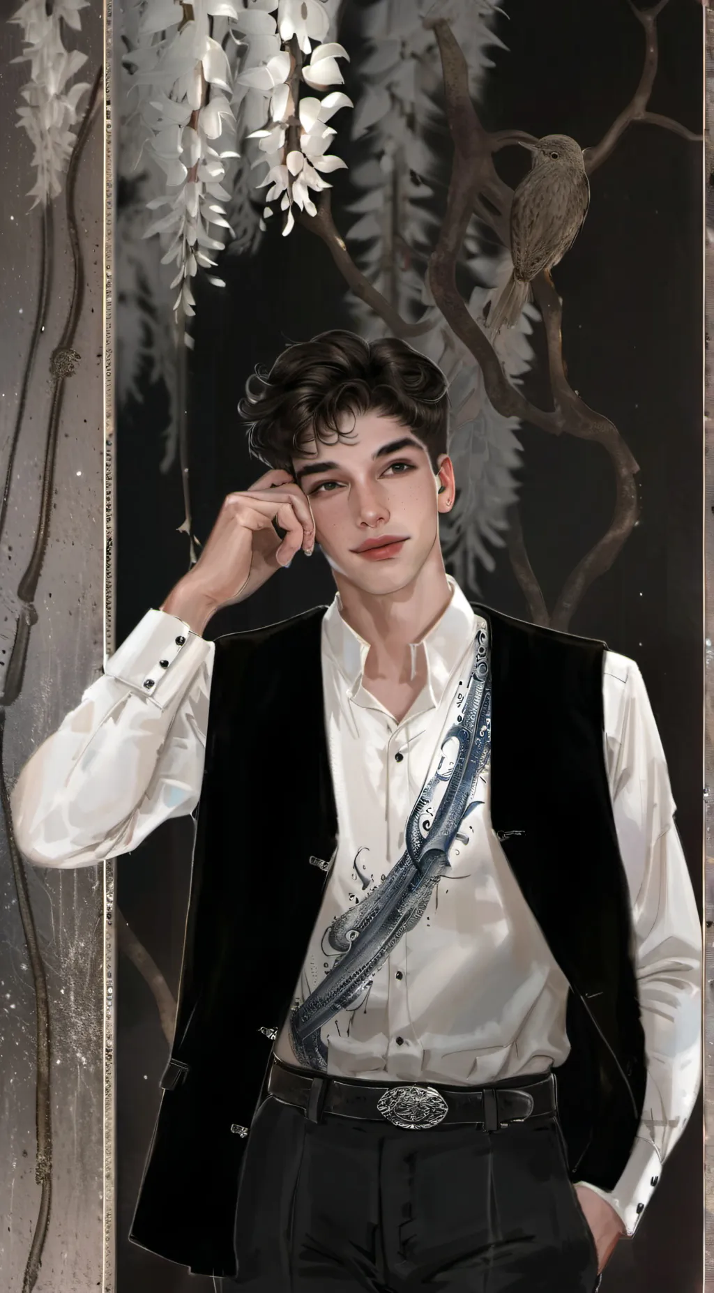 ai character: zak  background