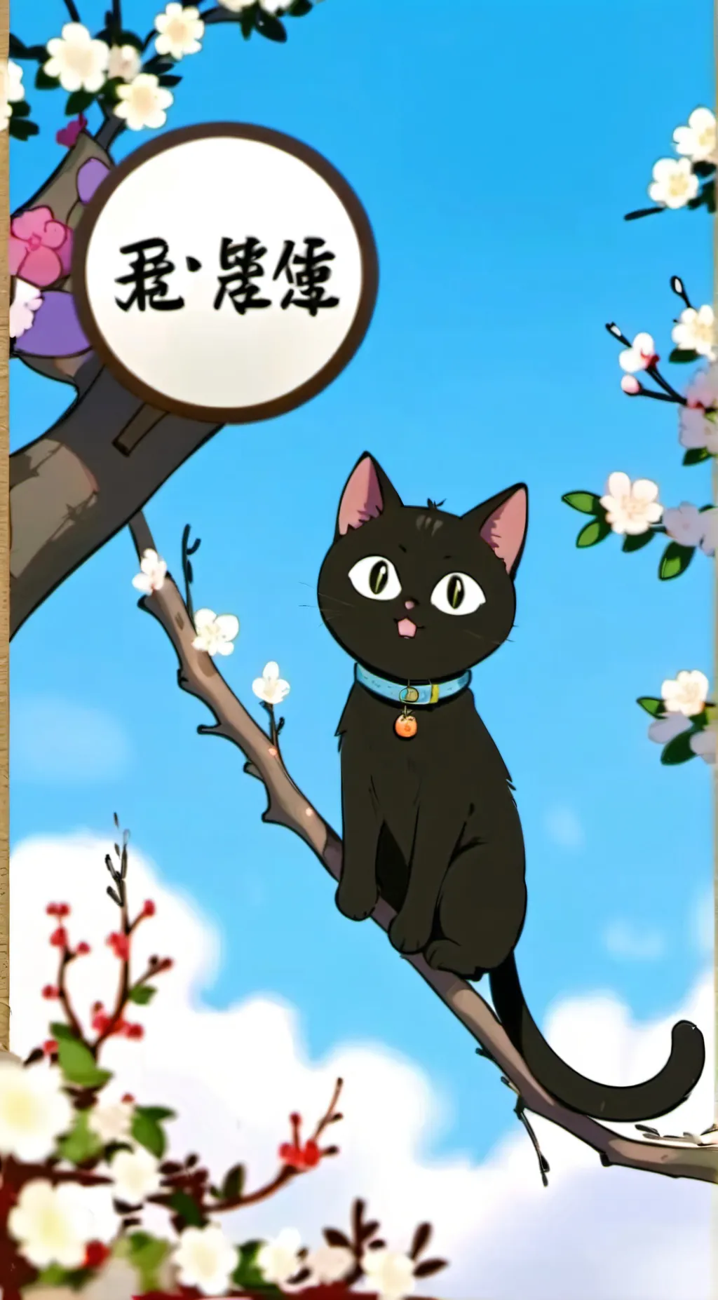 ai character: Chococat background