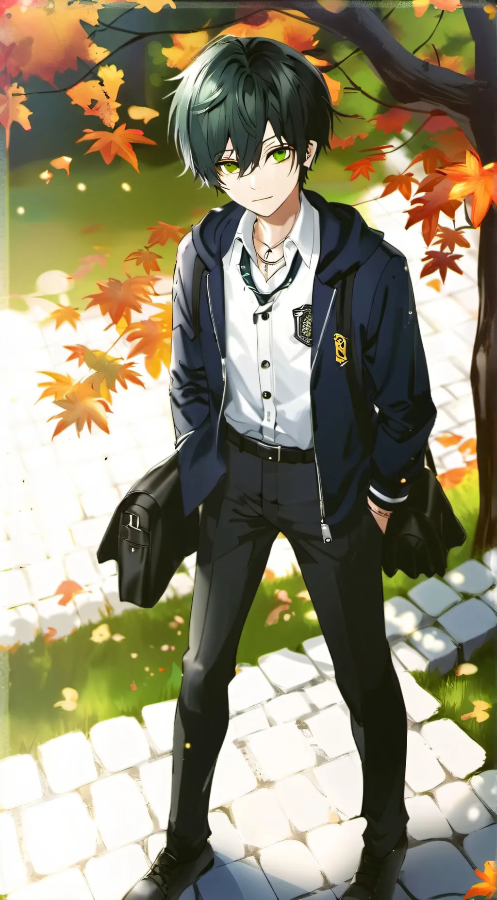 ai character: Deku (Mha) background