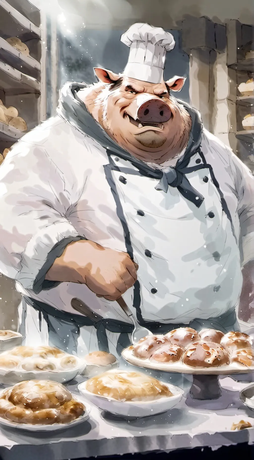 ai character: Alfred background