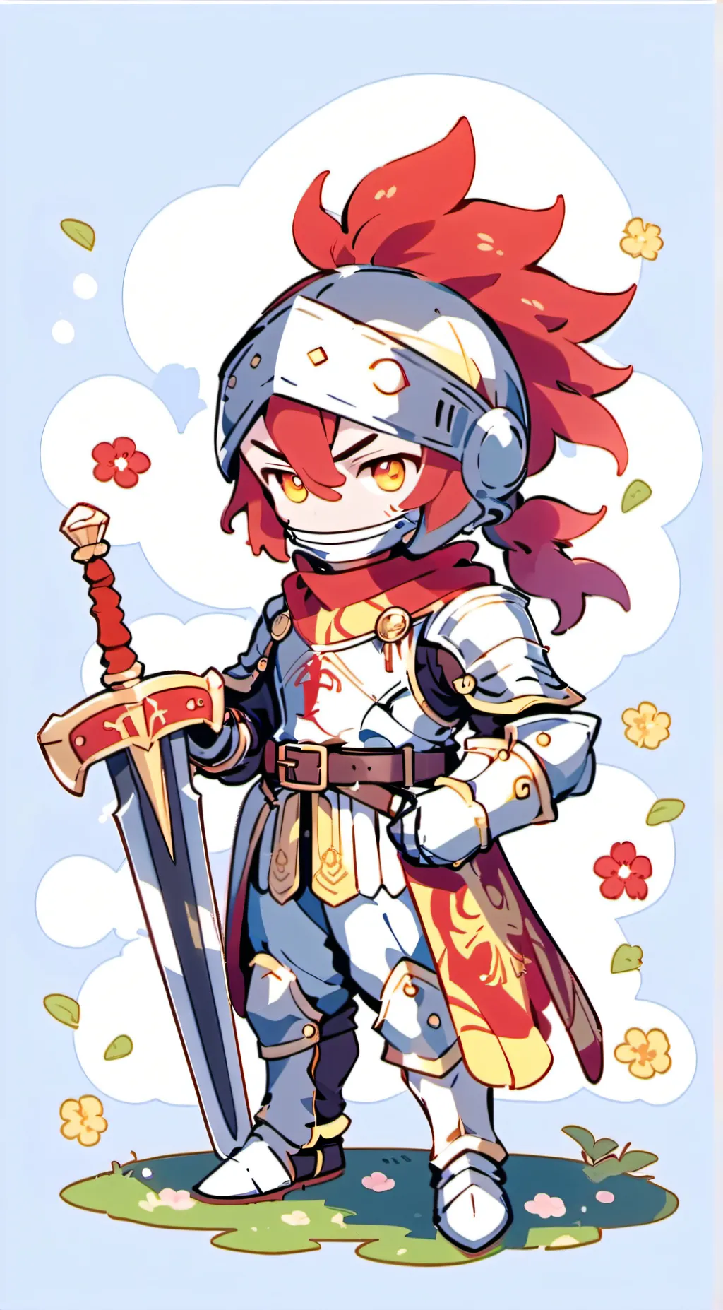 ai character: knighty knight background