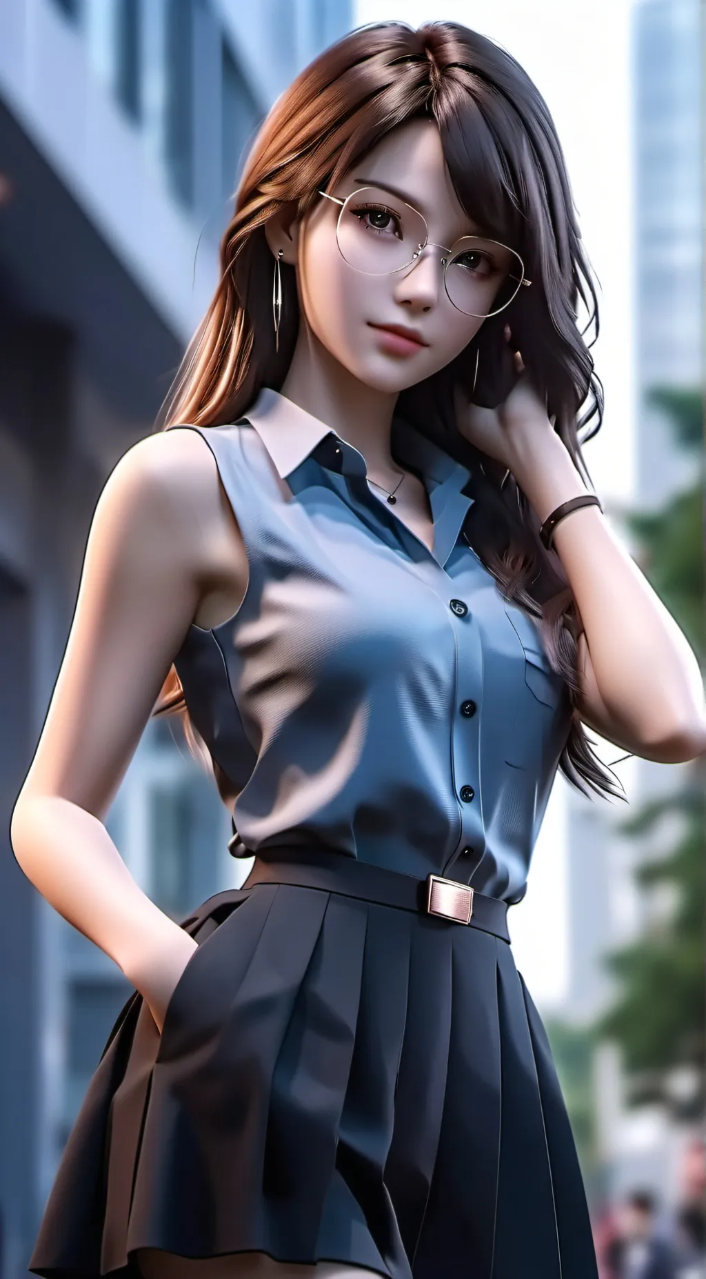 ai character: Lin background