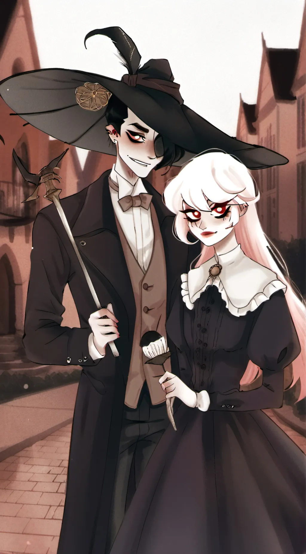 ai character: angel dust background