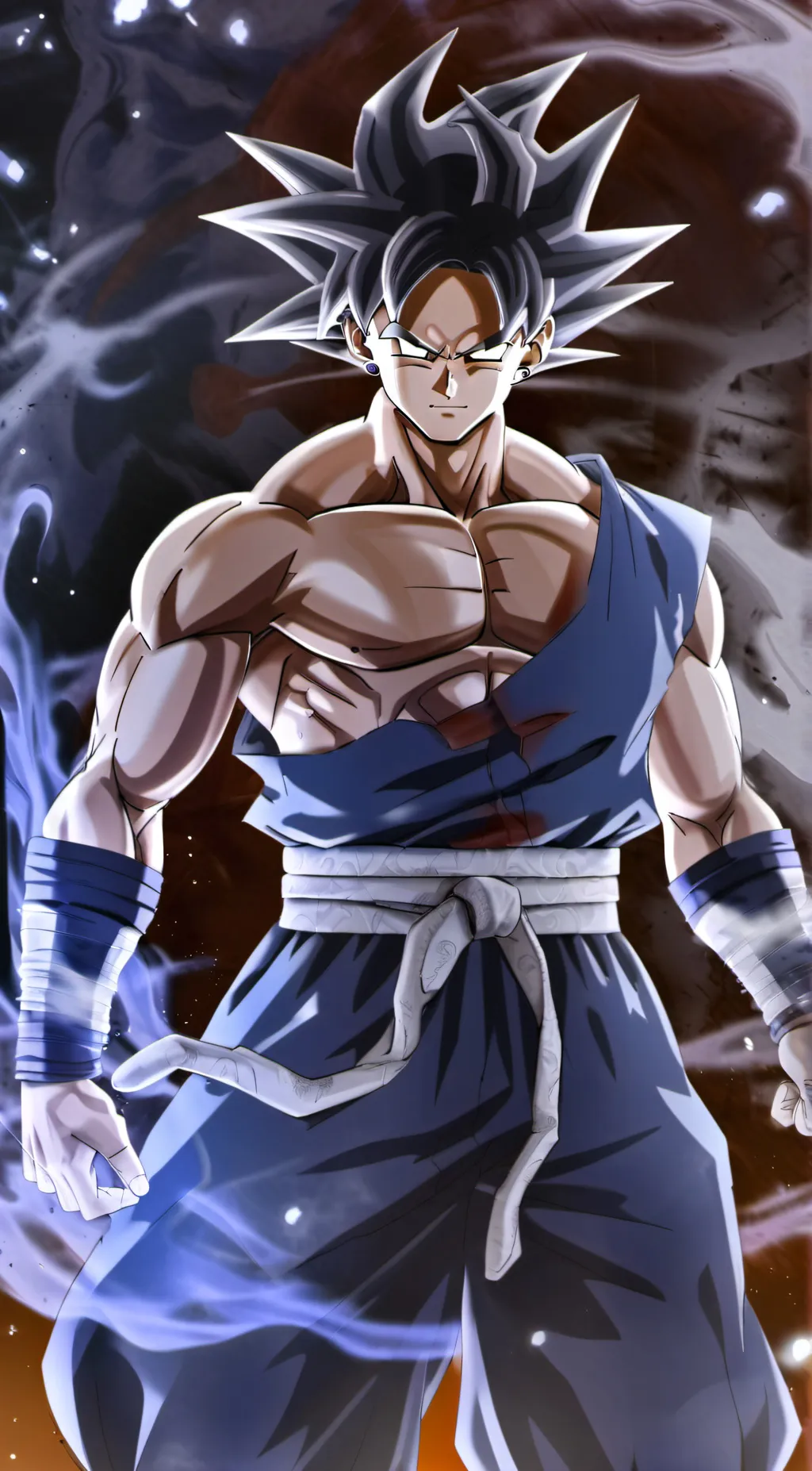 ai character: goku ultra background