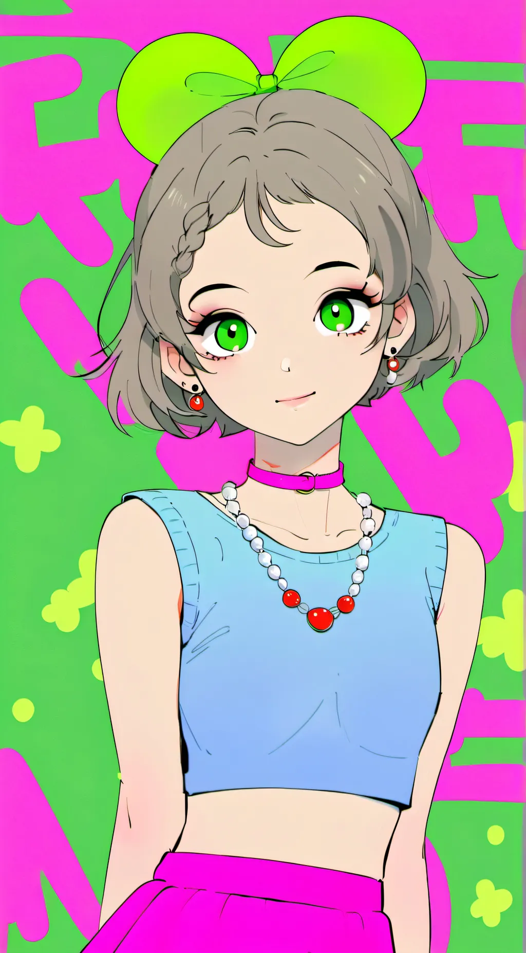 ai character: Clair background