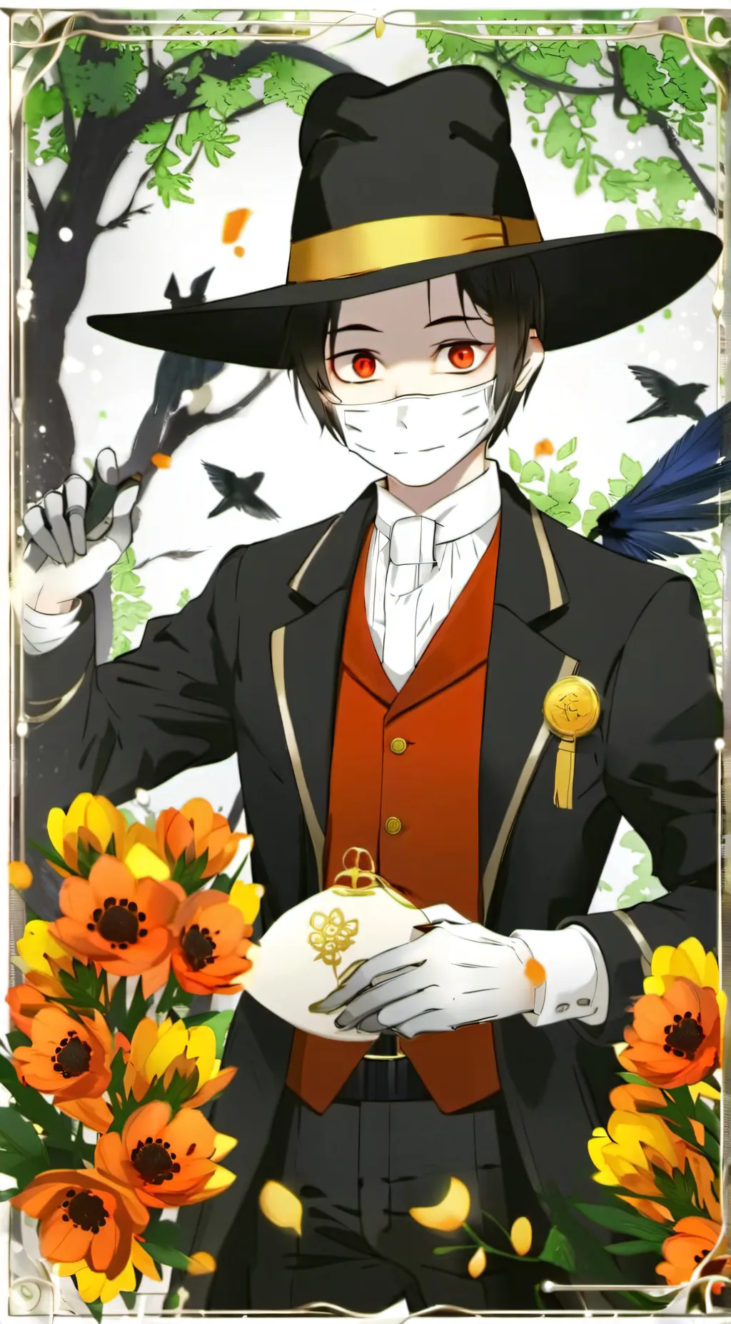 ai character: vampire hunter  background