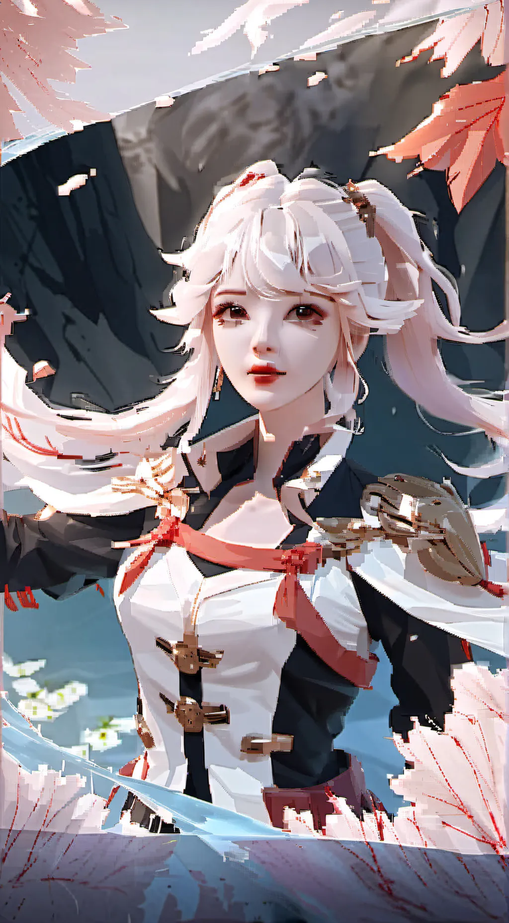 ai character: Rose background