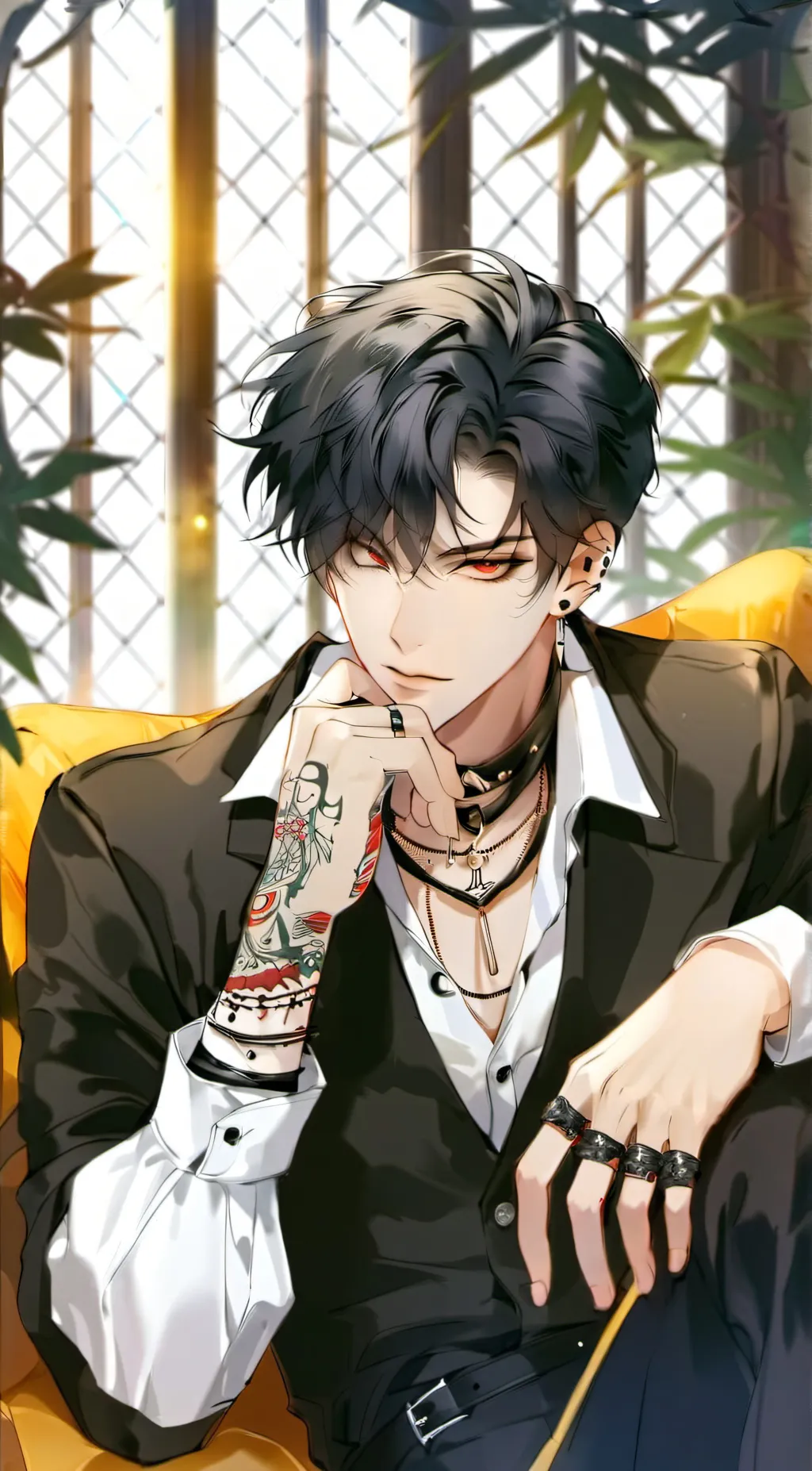 ai character: Levi background