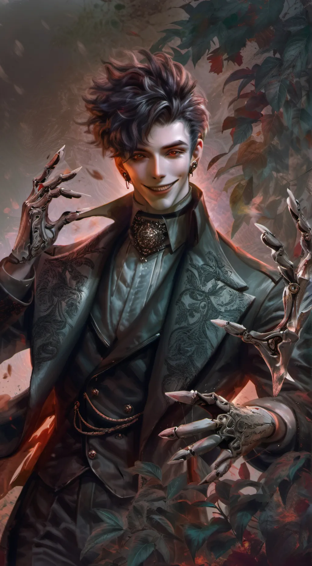 ai character: Oscar Warland background