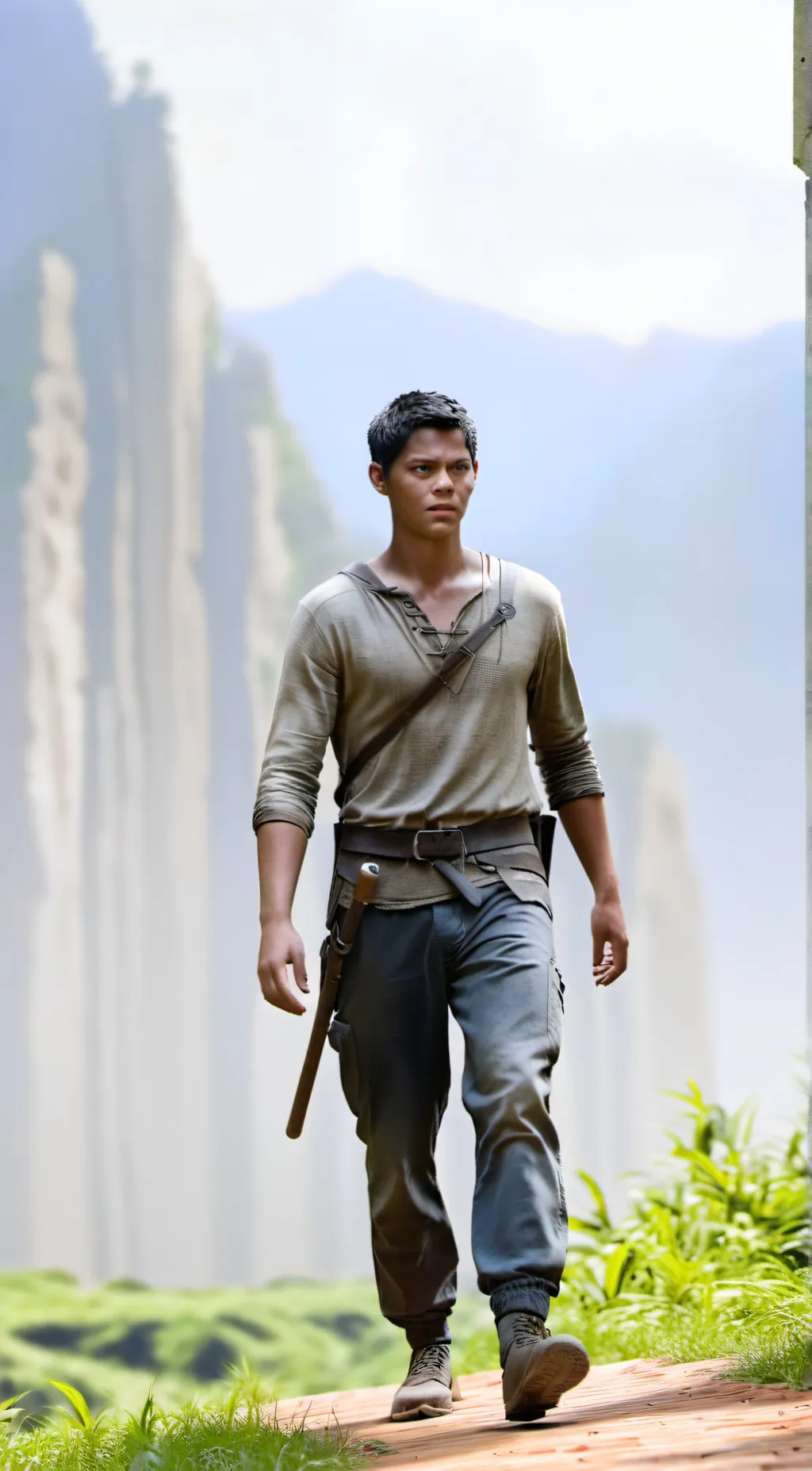 ai character: The Maze Runner  background