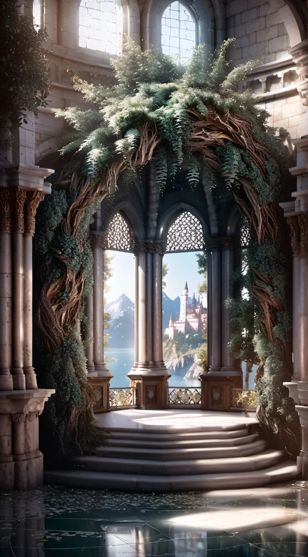 ai character: Royal Fantasy RPG background