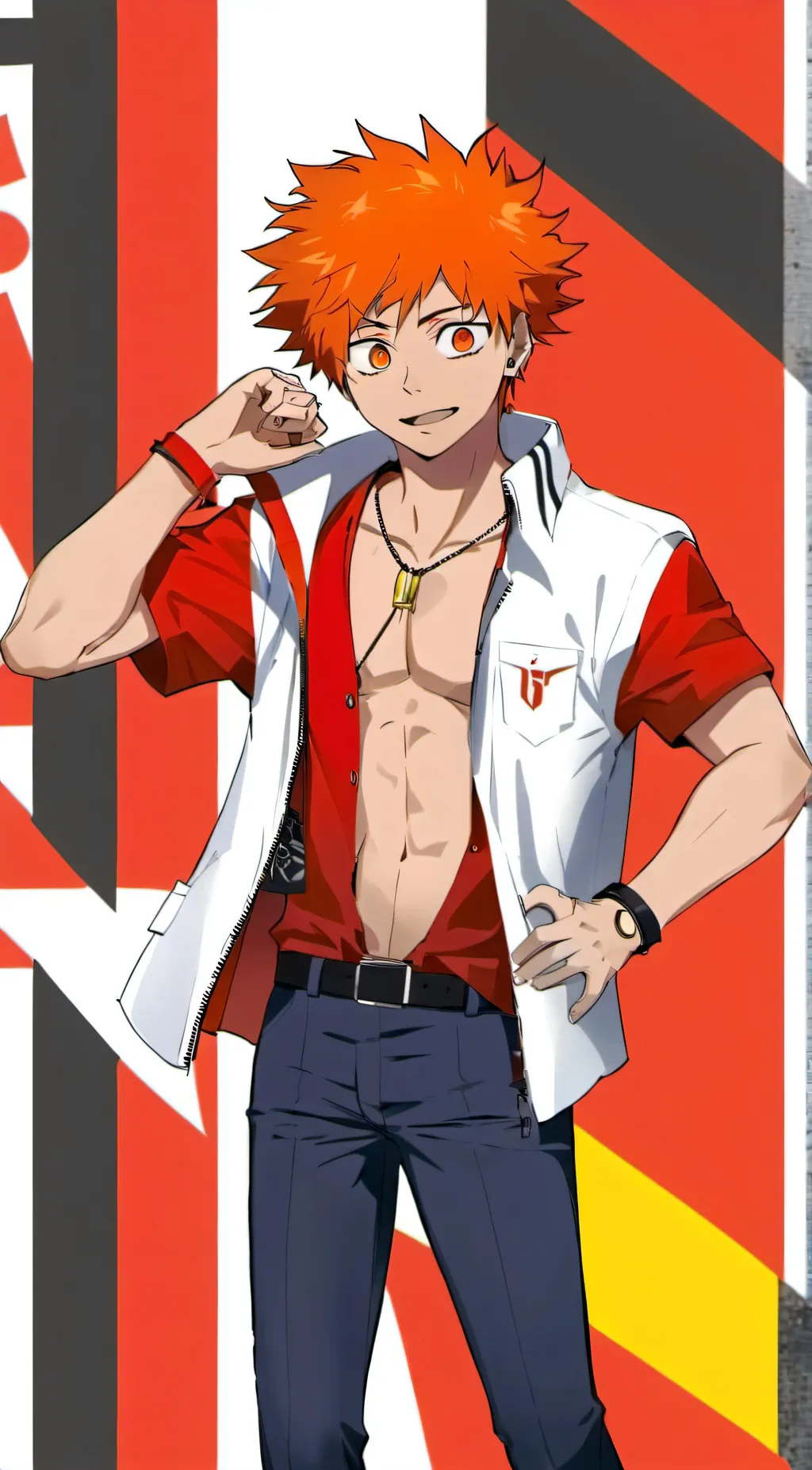 ai character: MHA sleepover background