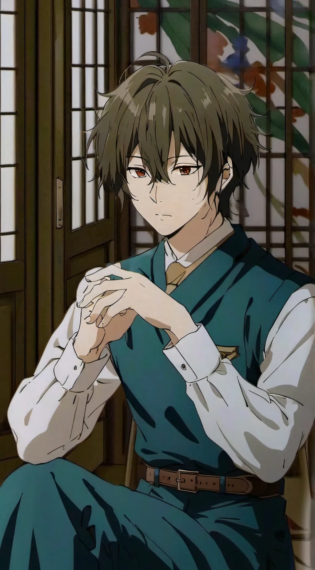 ai character: Osamu Dazai background