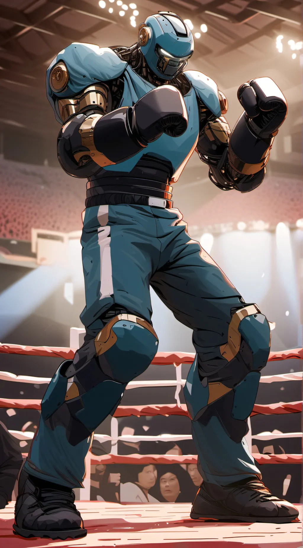 ai character: Real Steel P3 background