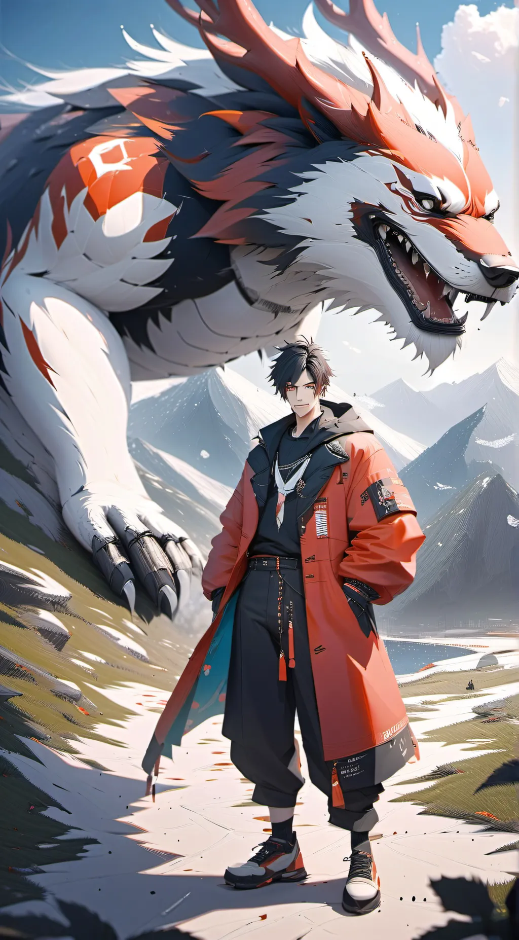 ai character: Coby~ background