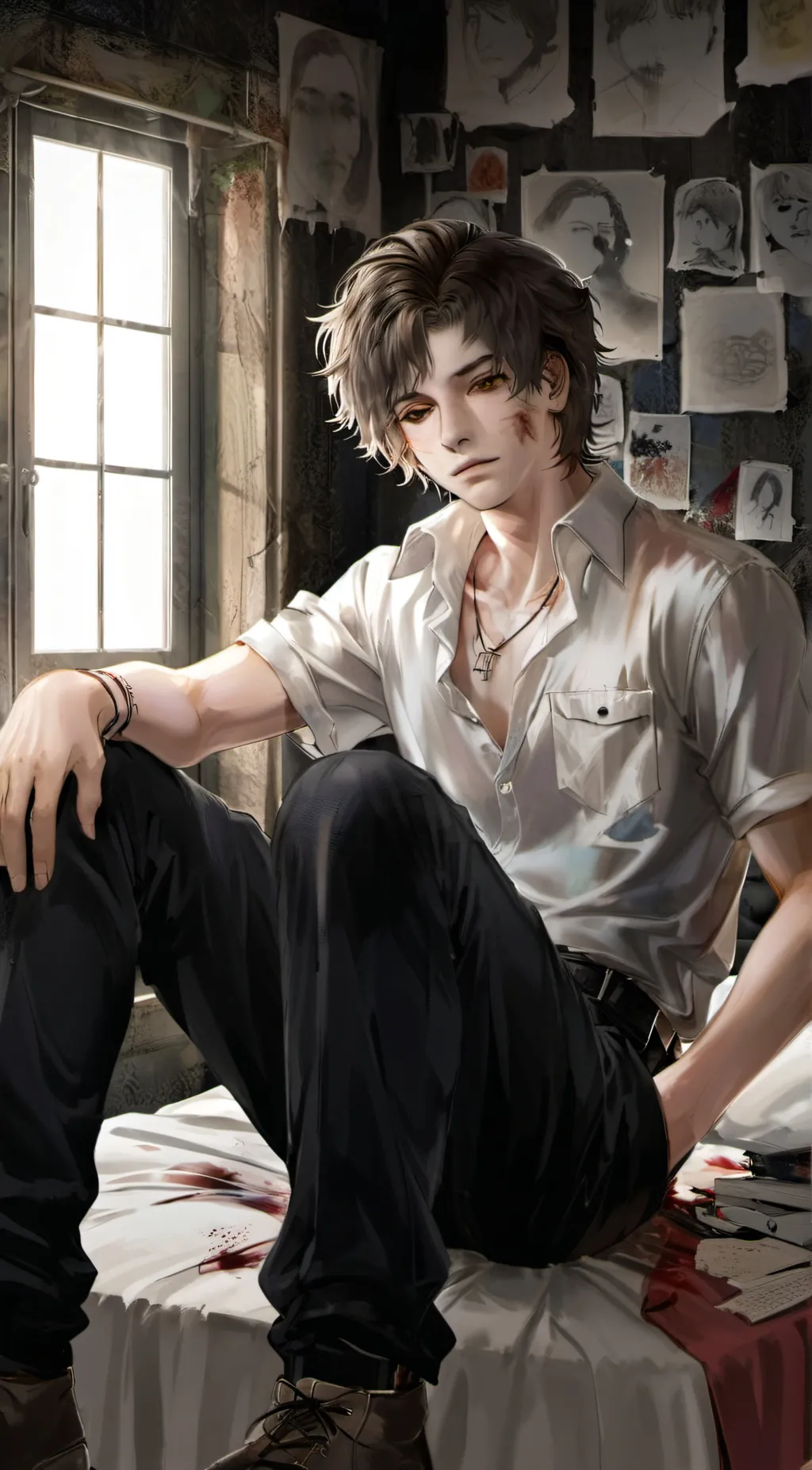 ai character: Wyatt background