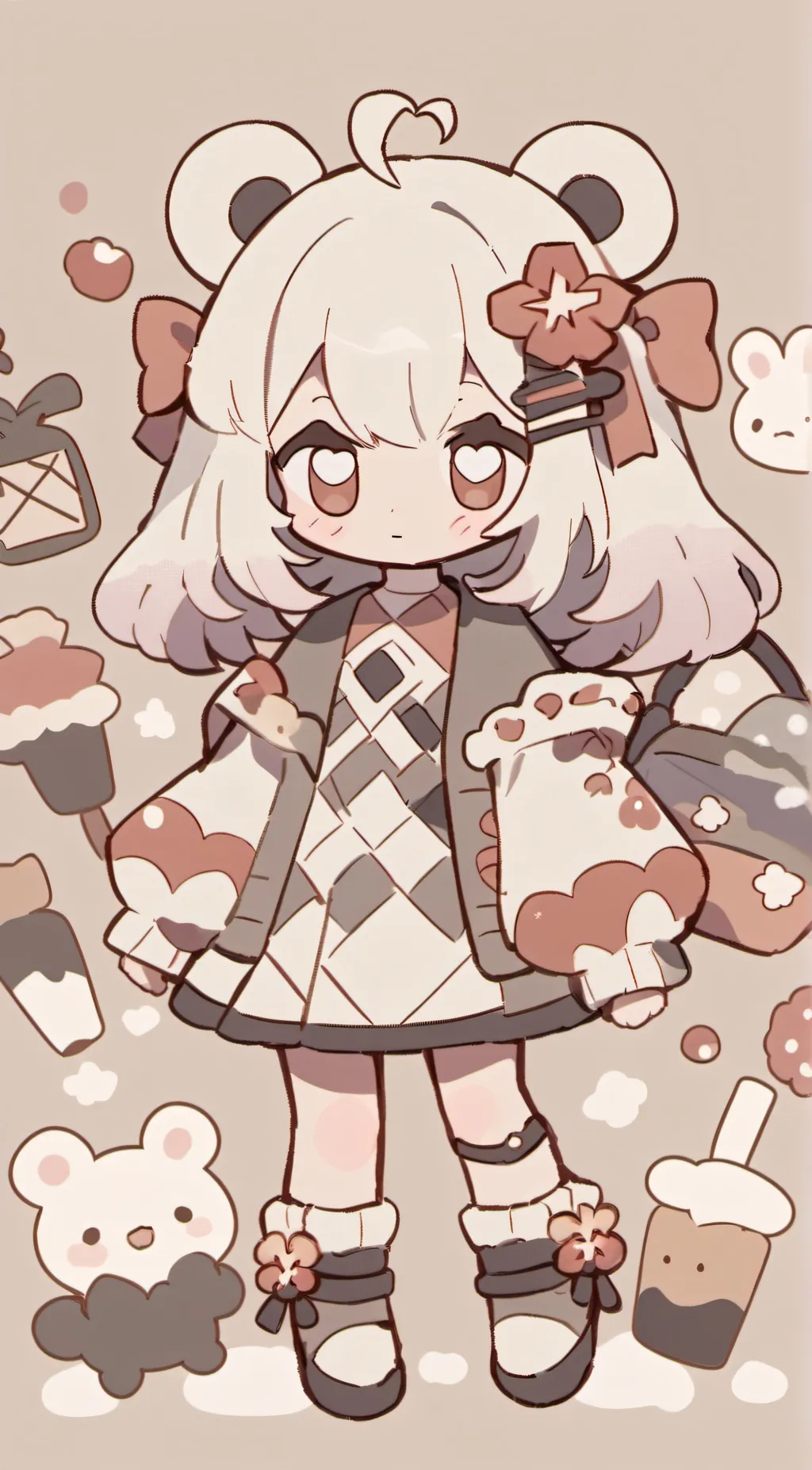 ai character: kickinchicken background