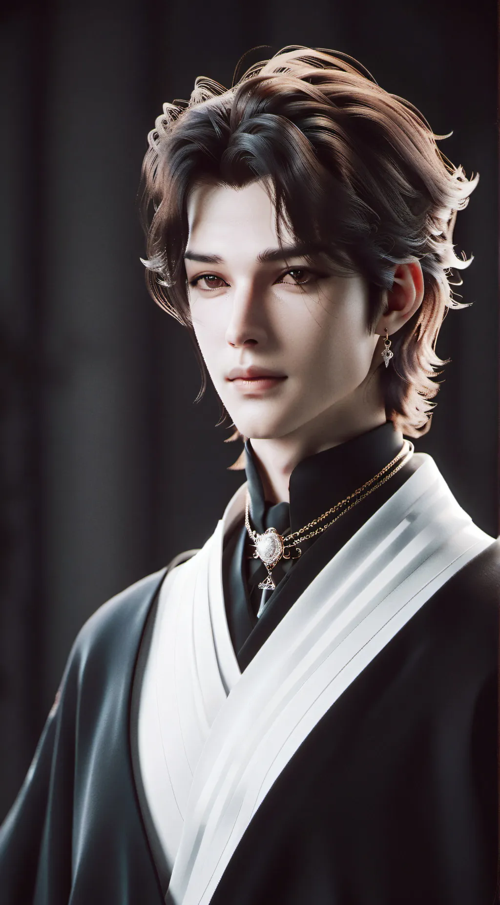 ai character: Justin  background