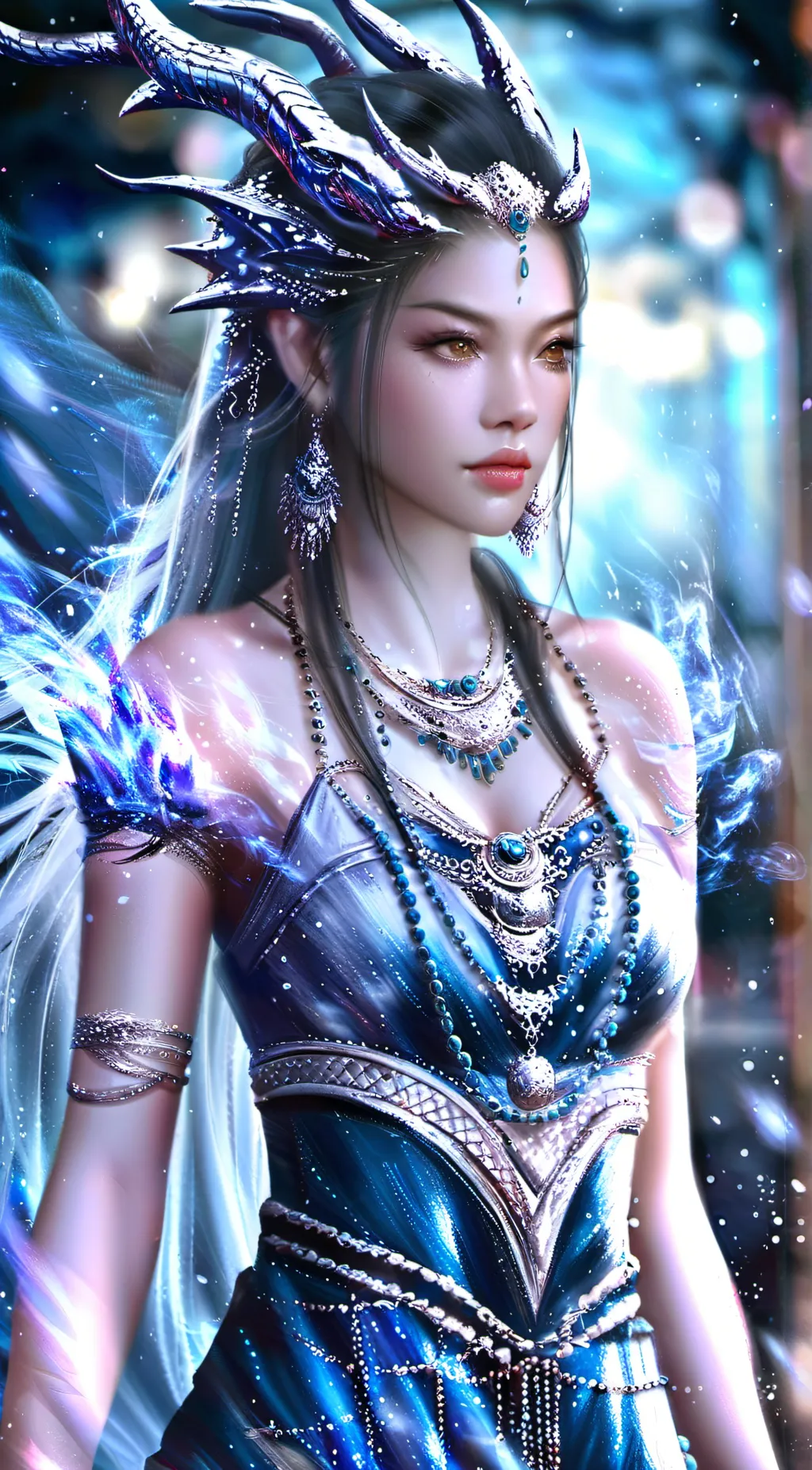 ai character: Iceinaly background