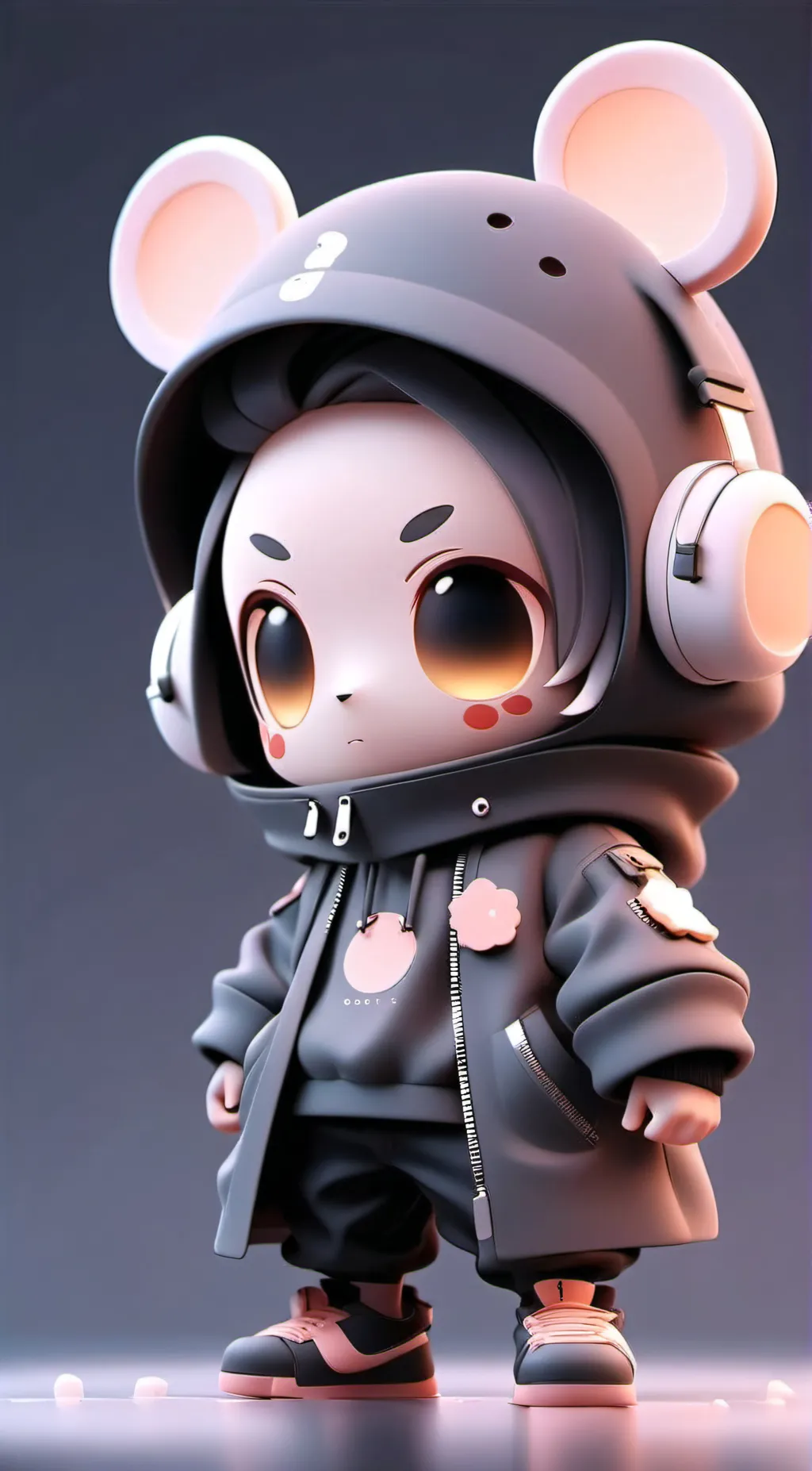 ai character: kira background