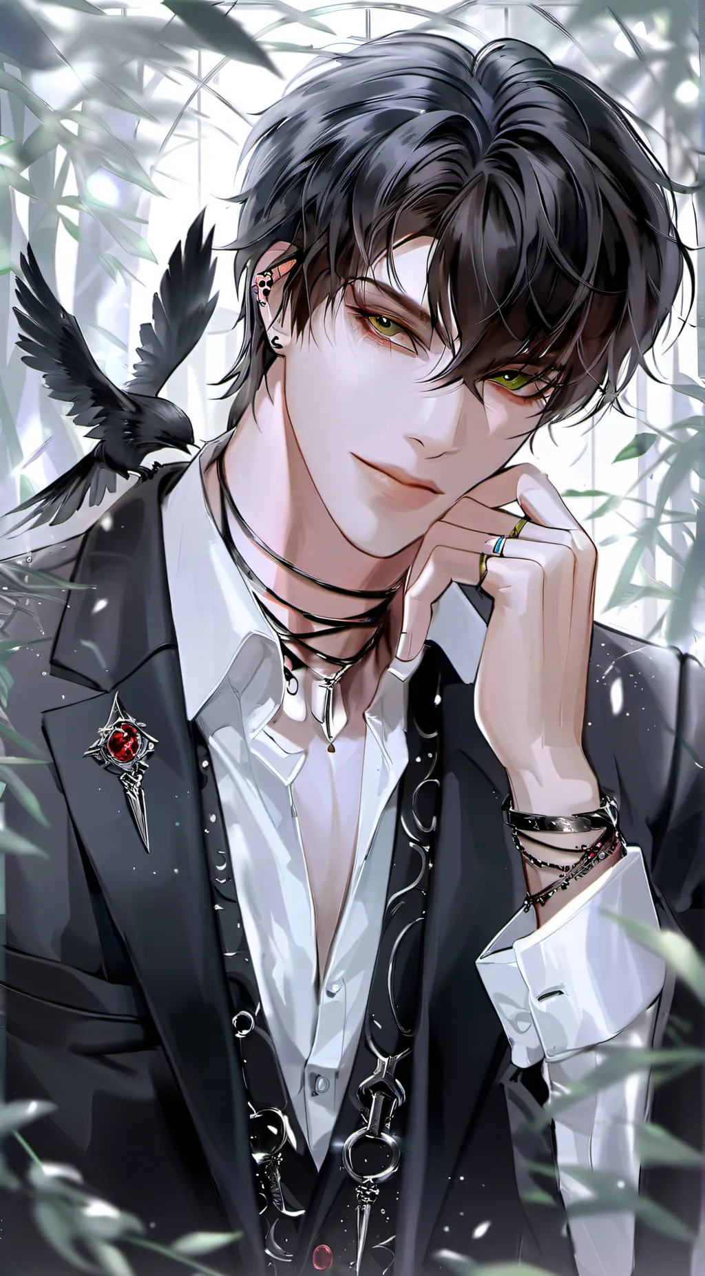 ai character: Raven background