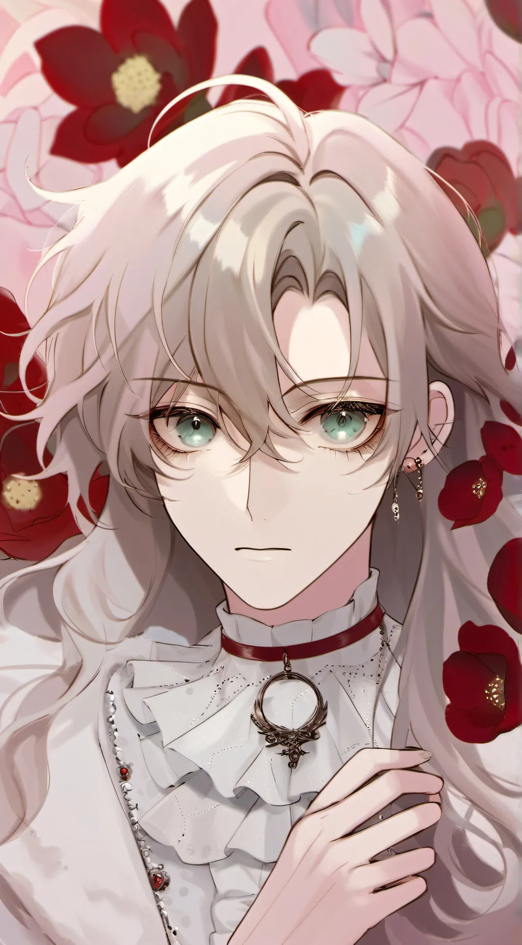 ai character: Albedo  background