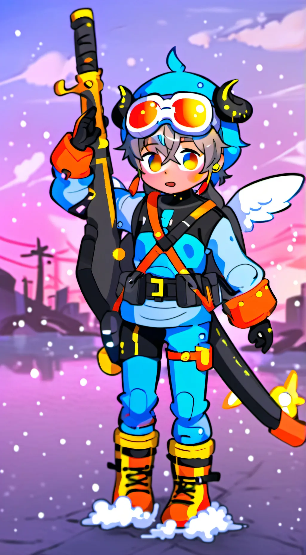 ai character: Leo background