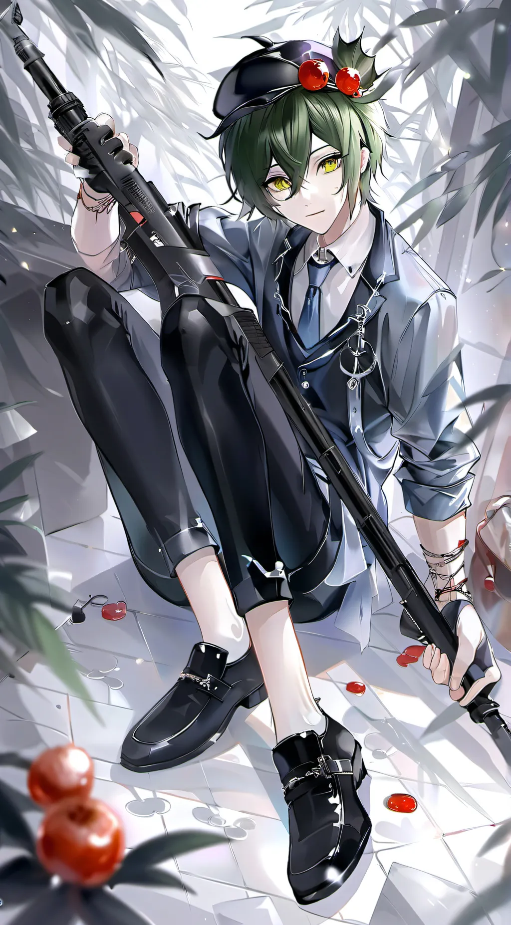 ai character: deku background