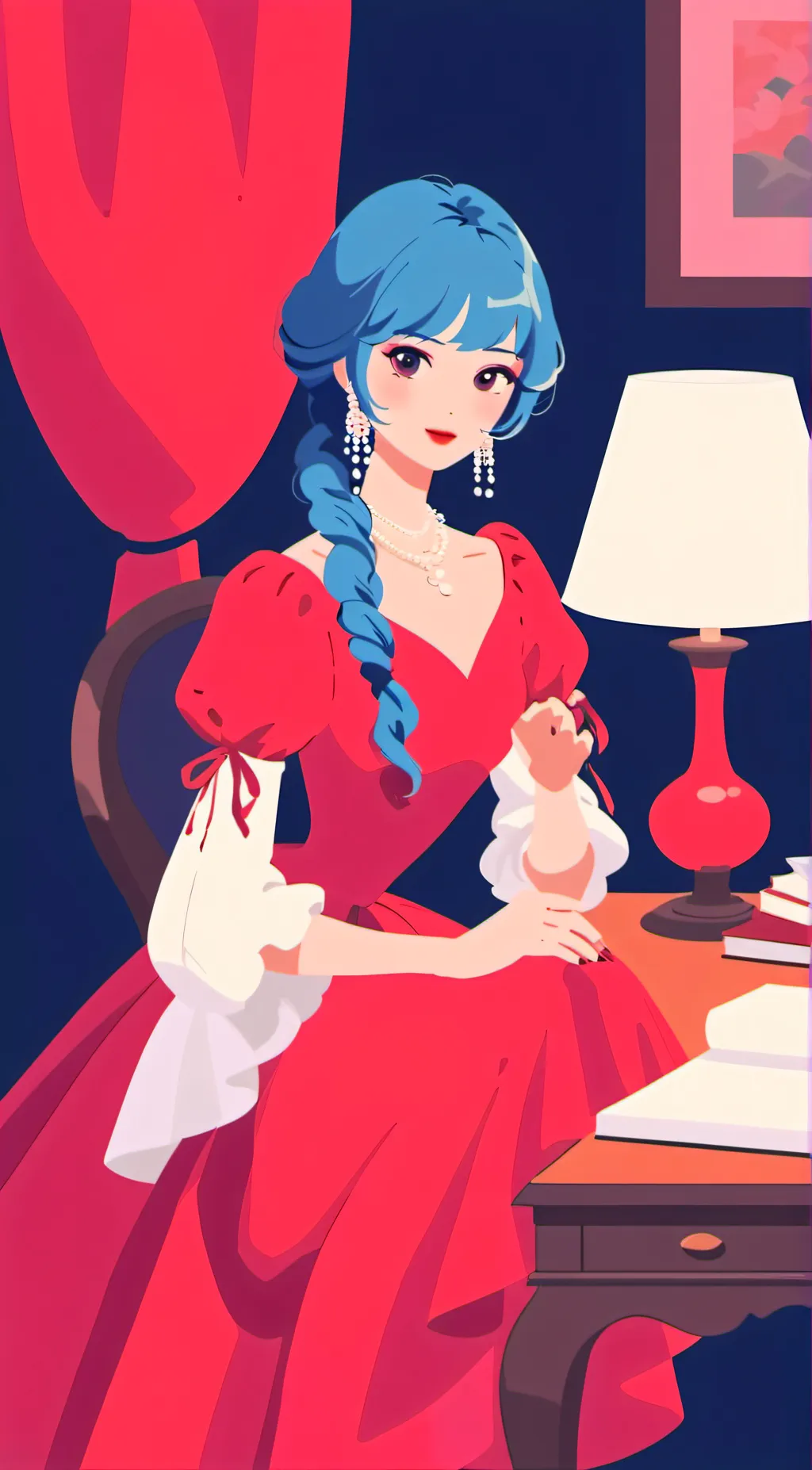 ai character: doll background