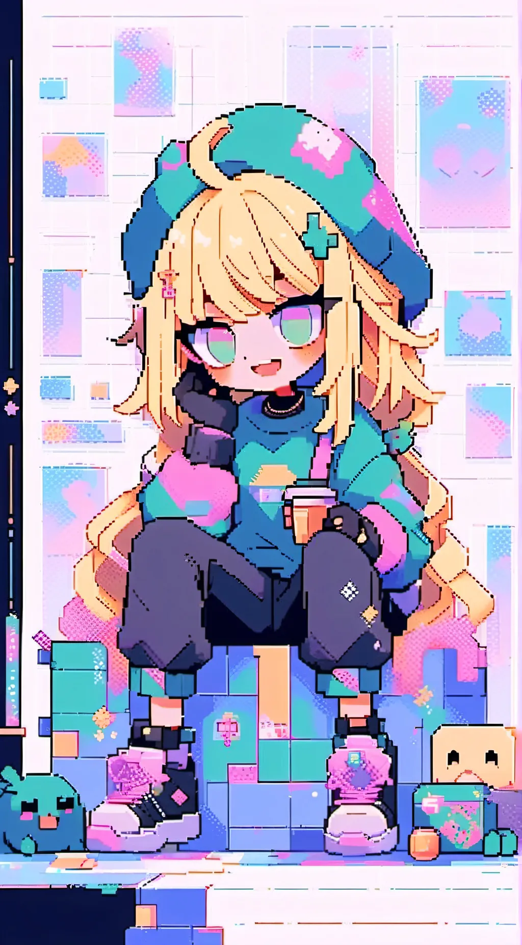 ai character: helper 2 background