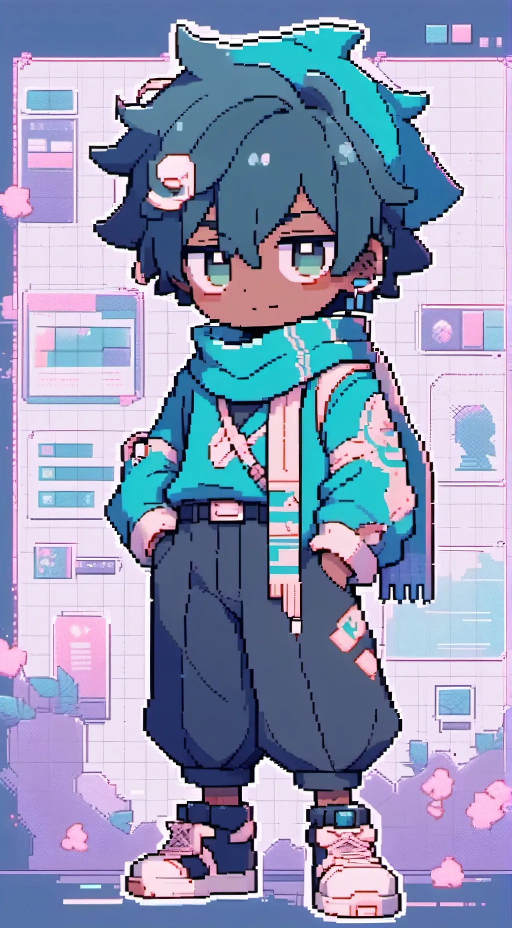 ai character: Terp background