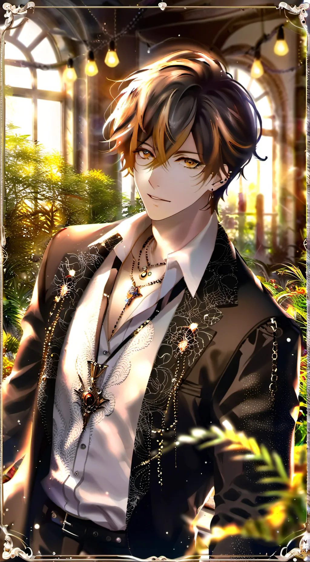 ai character: Issac  background