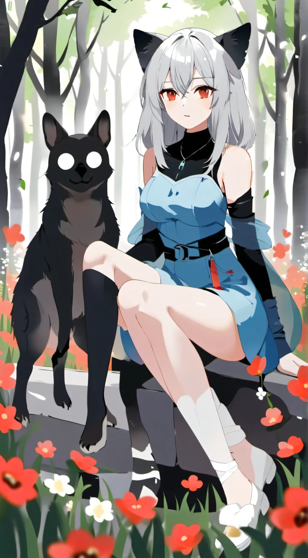 ai character: Eva background