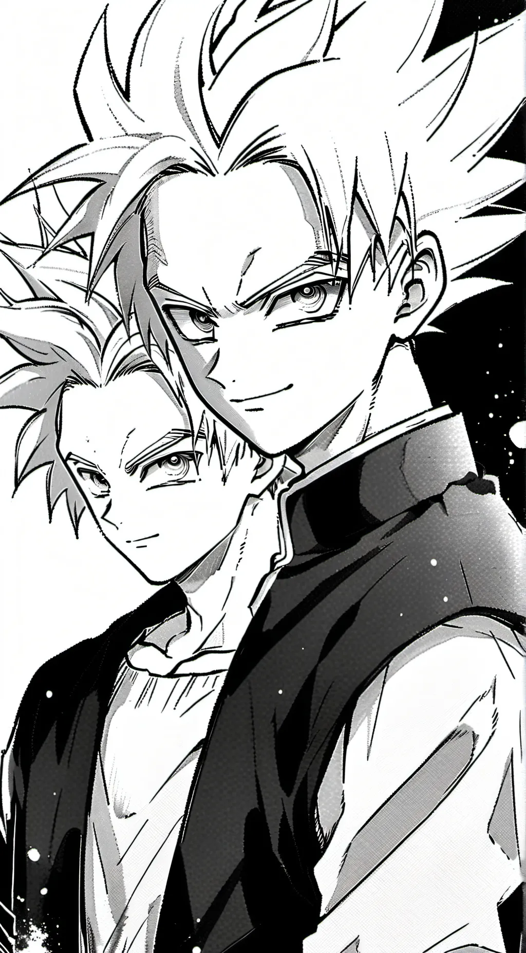 ai character: goten and trunks  background