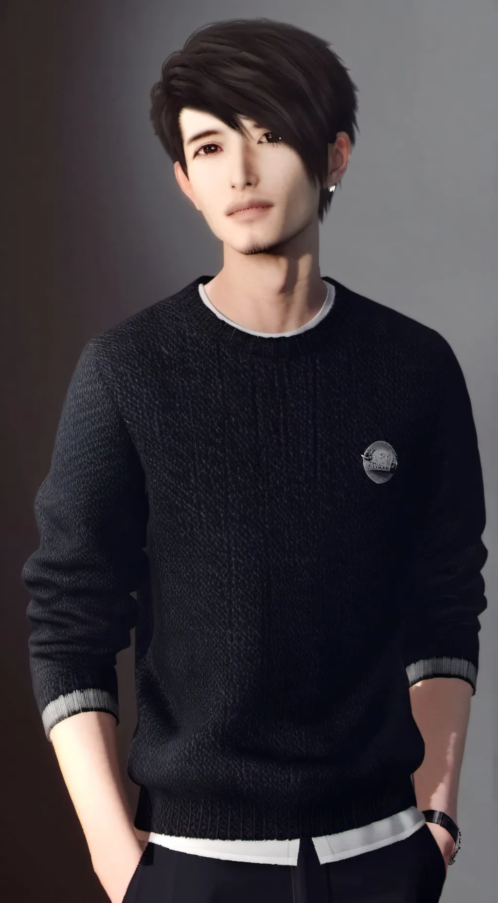 ai character: Minjae Park background