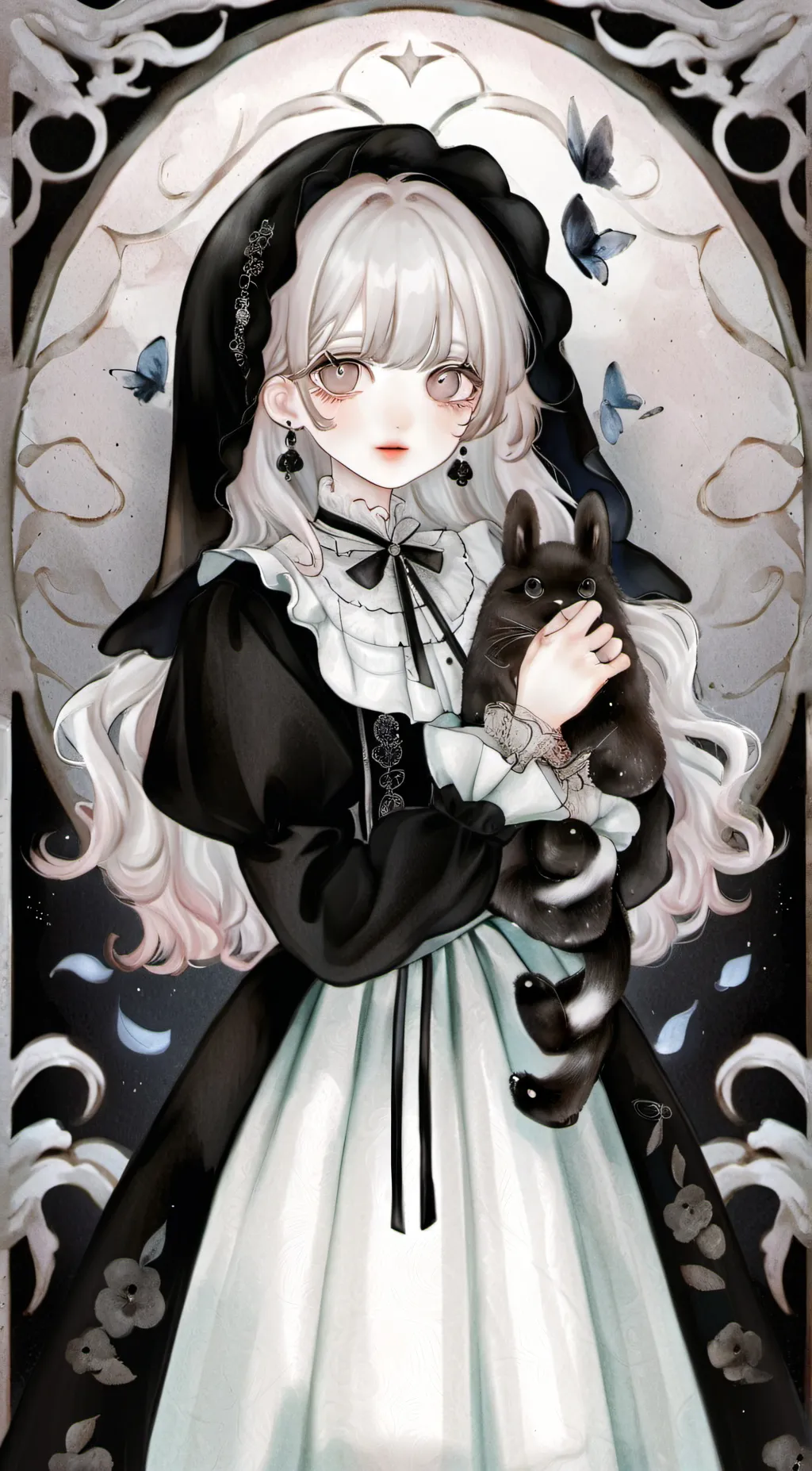 ai character: amelia grodo background