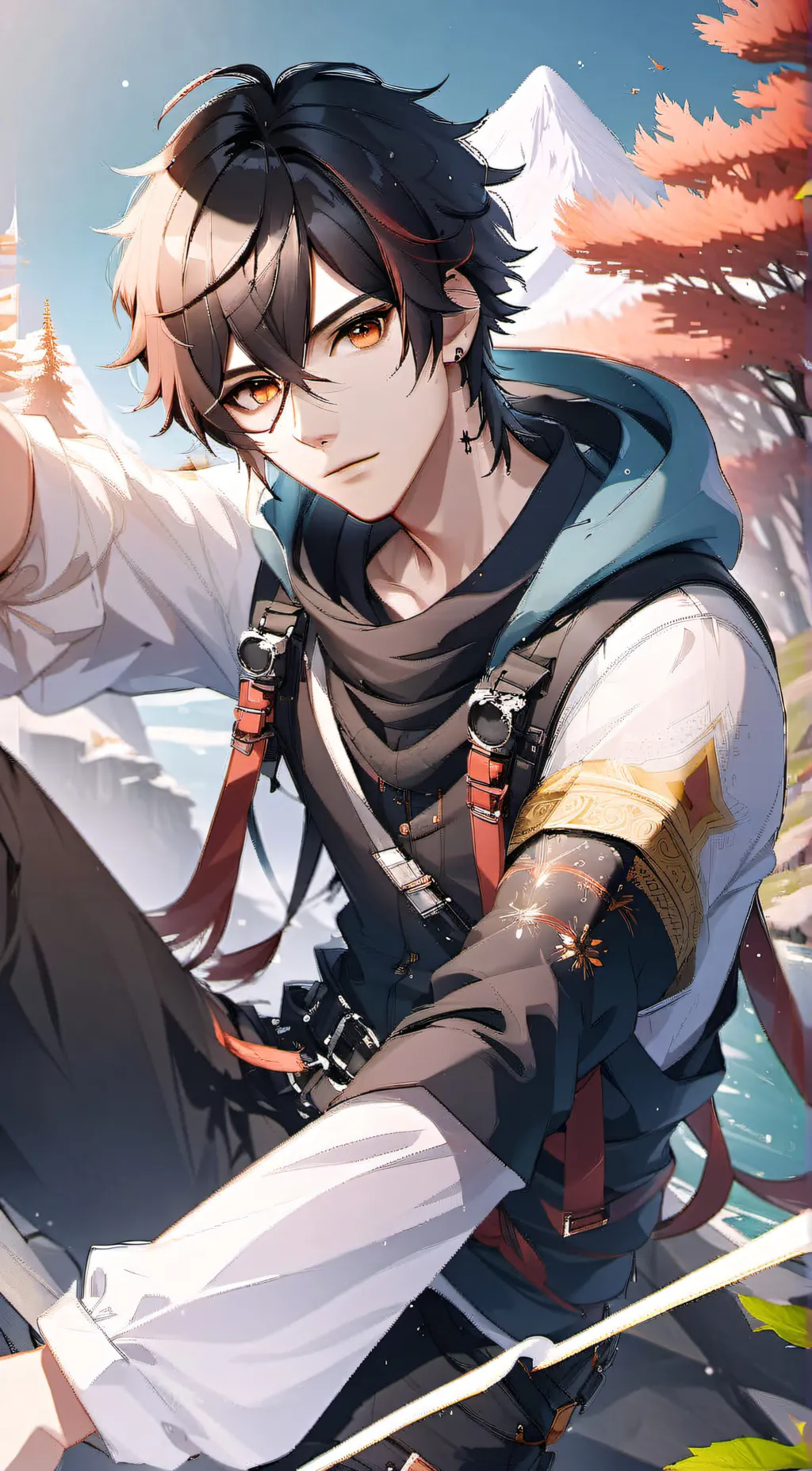 ai character: Xavier  background