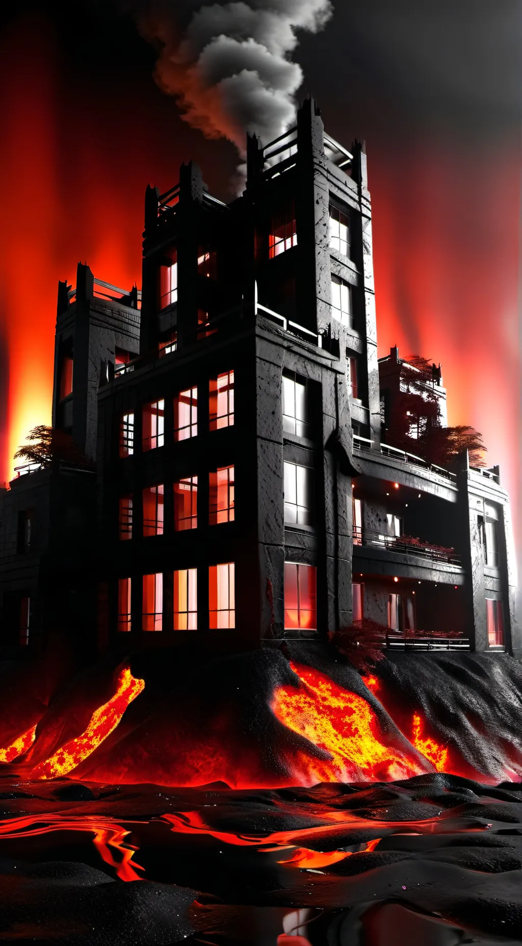 ai character: Happy Hotel background