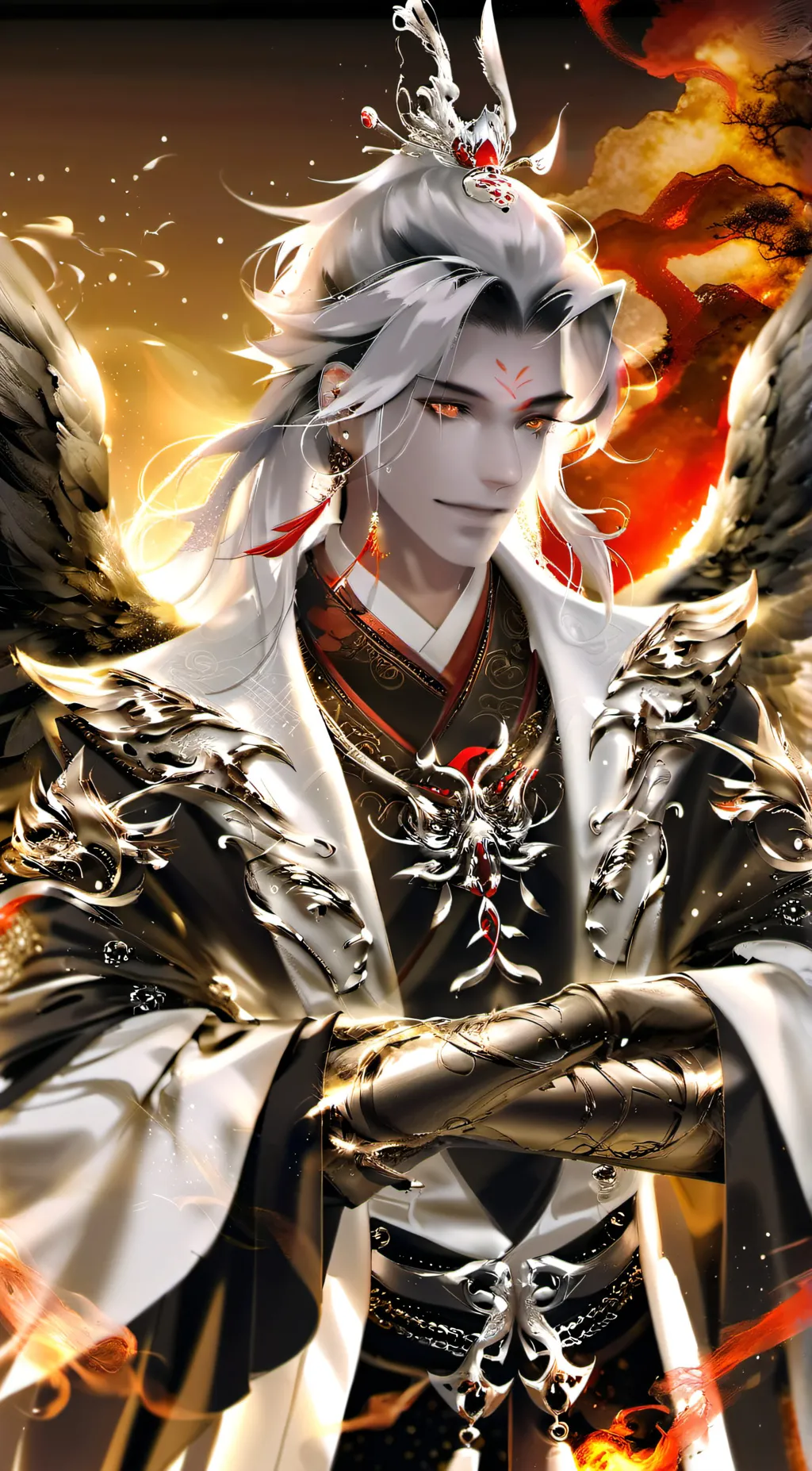 ai character: Yuhuang background