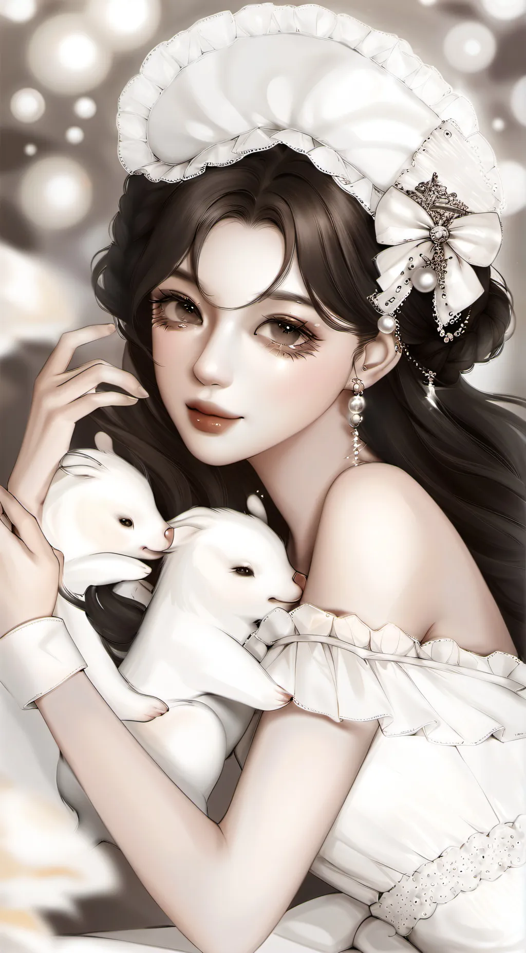 ai character: luna  background