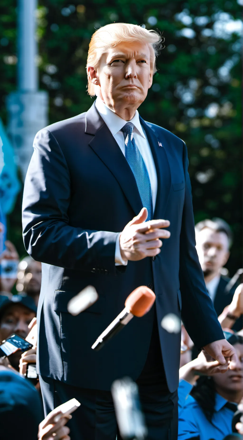 ai character: Donald Trump background