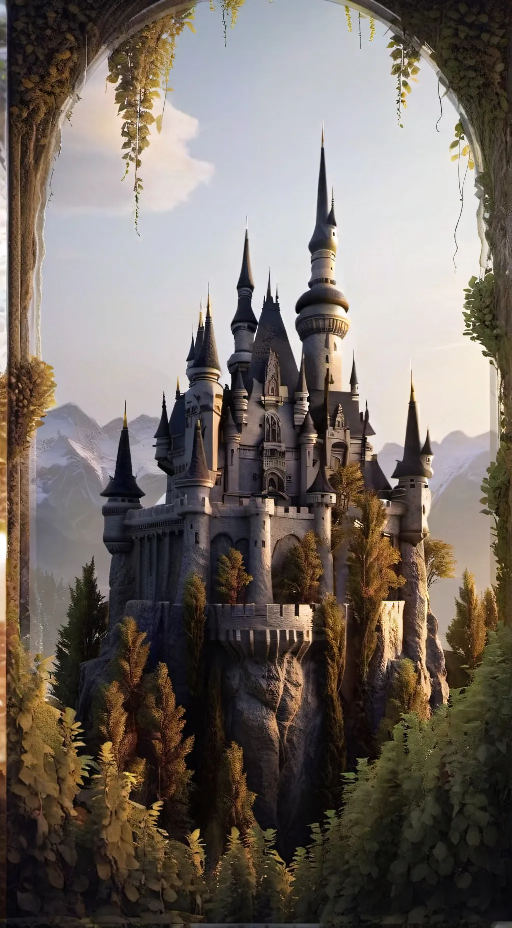 ai character: Hogwarts  background