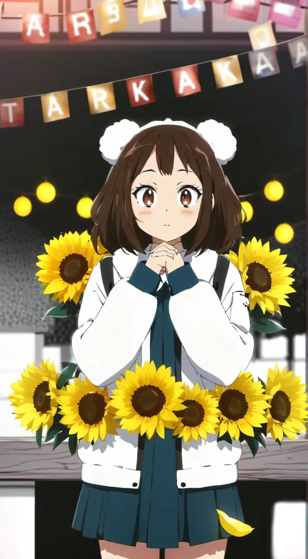 ai character: uraraka background