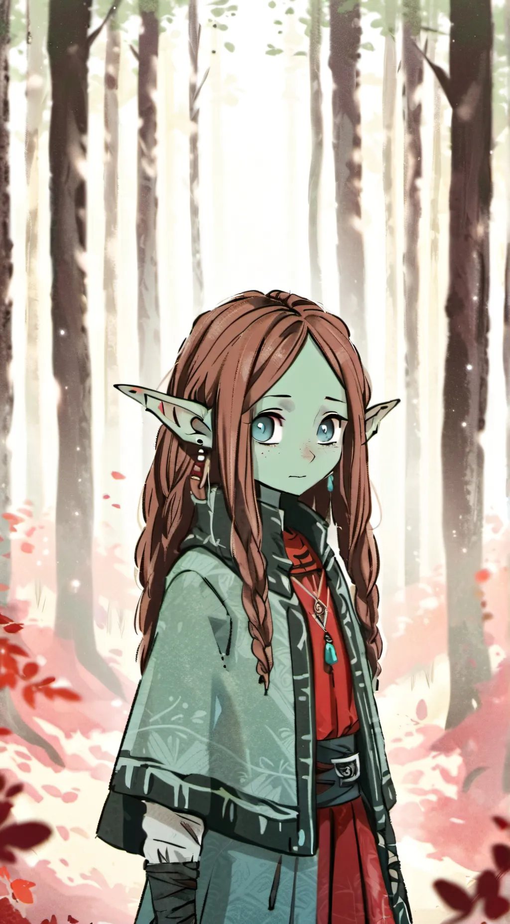 ai character: Birch background