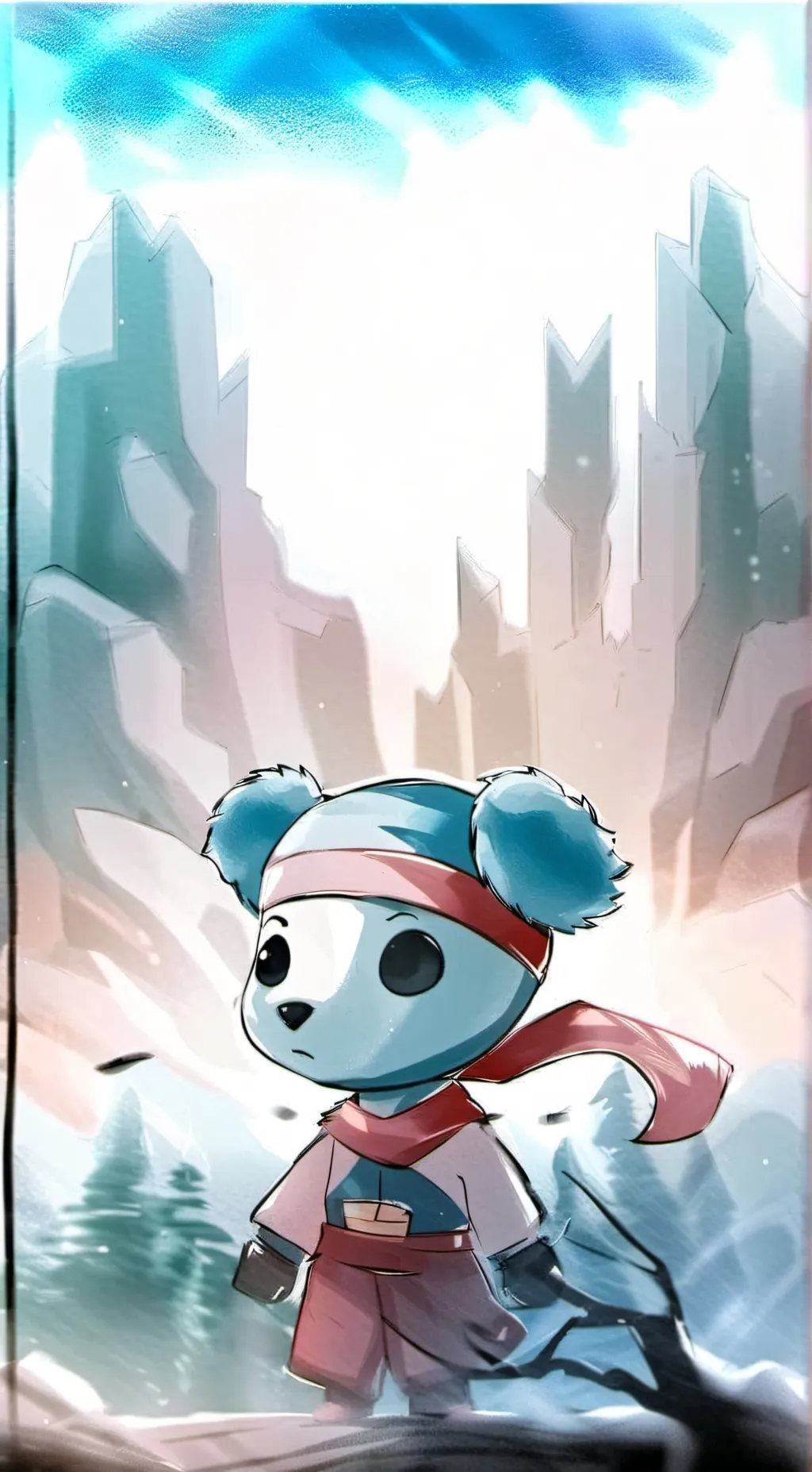 ai character: ×××××× background