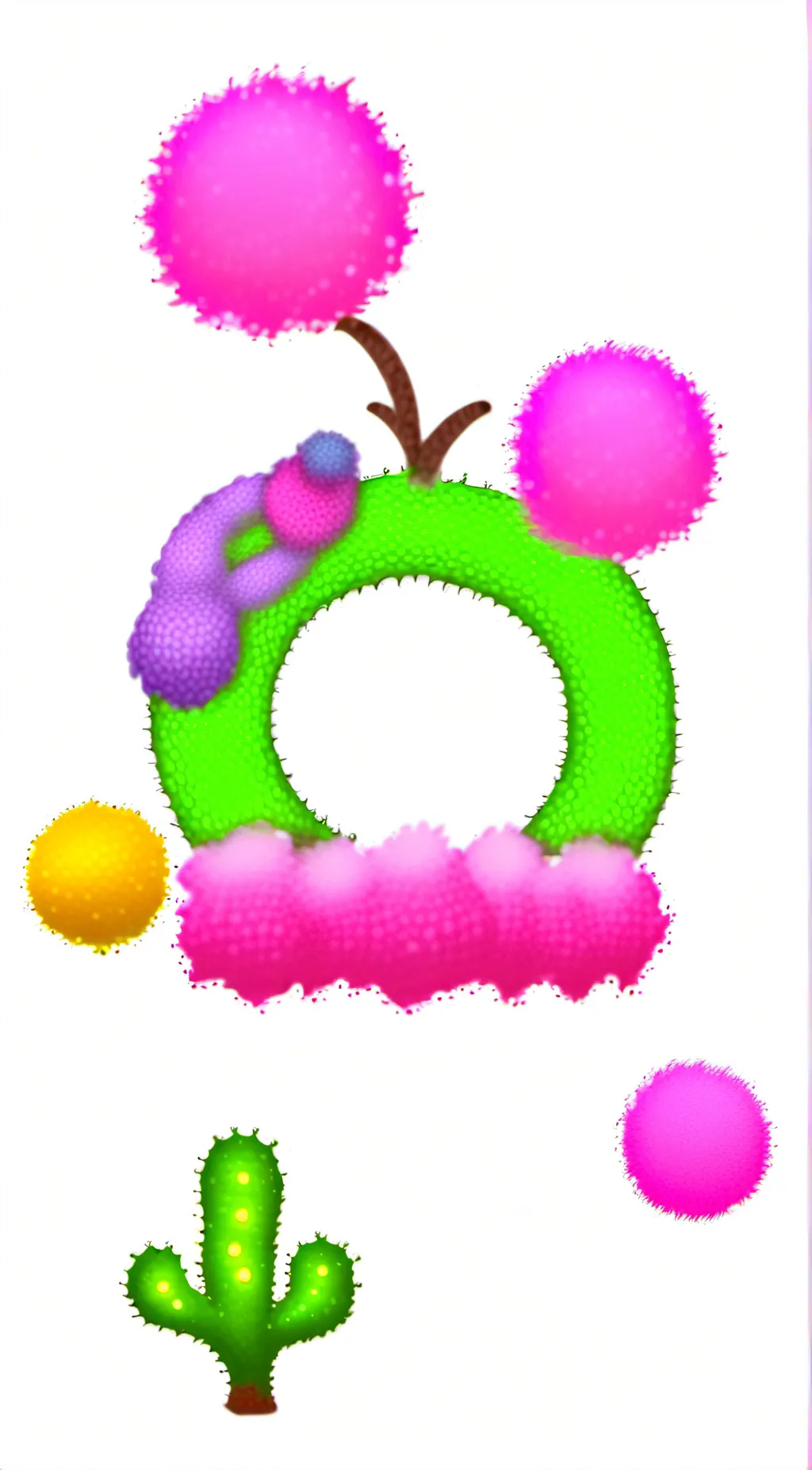 ai character: pompom and furcorn background