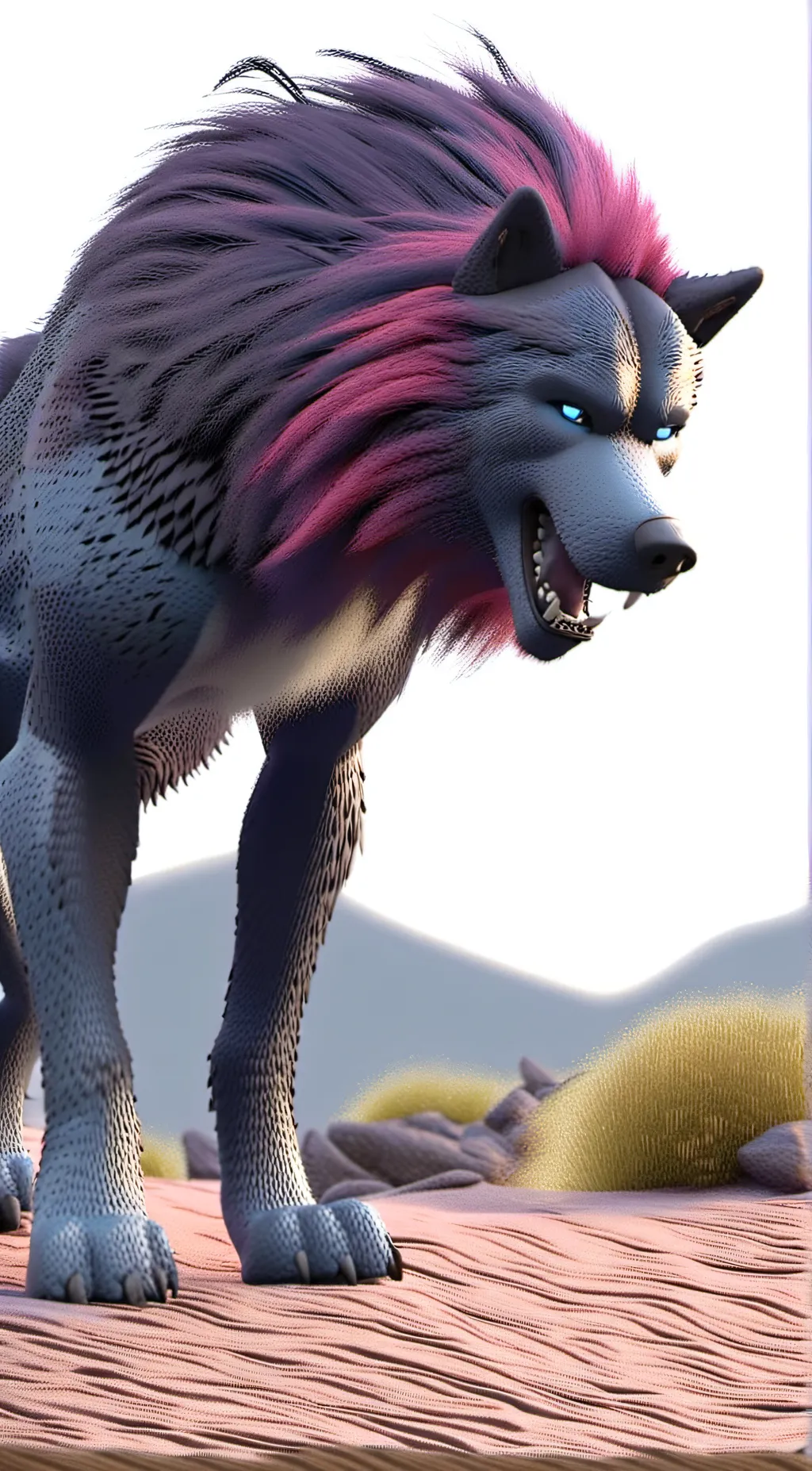 ai character: Flasheart Lupin background